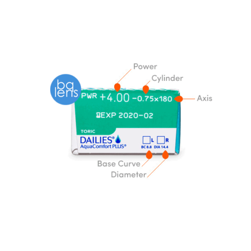 Dailies AquaComfort Plus 1Day Toric 散光 | Dailies AquaComfort Plus