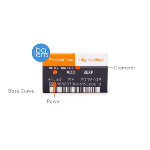 Proclear 1 day Multifocal 漸進 | Proclear 1 day Multifocal