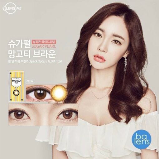 Lensme Sugar Pearl Mango Tea Brown |