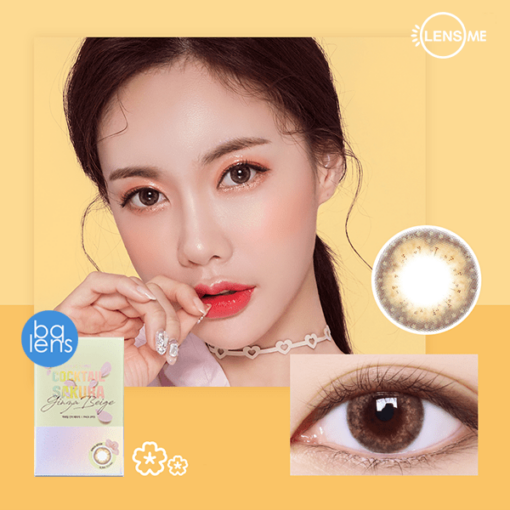 Lensme Cocktail Sakura Ginza Beige |