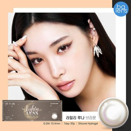 Lens Town Lighly Luna 1Day Brown