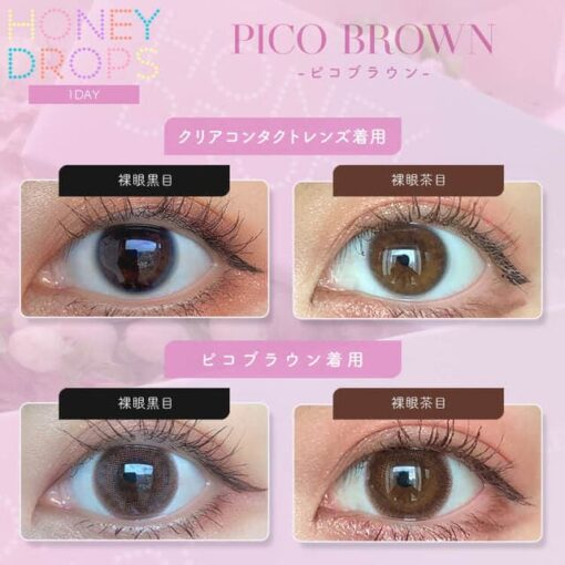 HONEY DROPS 1Day Pico Brown | HONEY DROPS 1Day Pico Brown